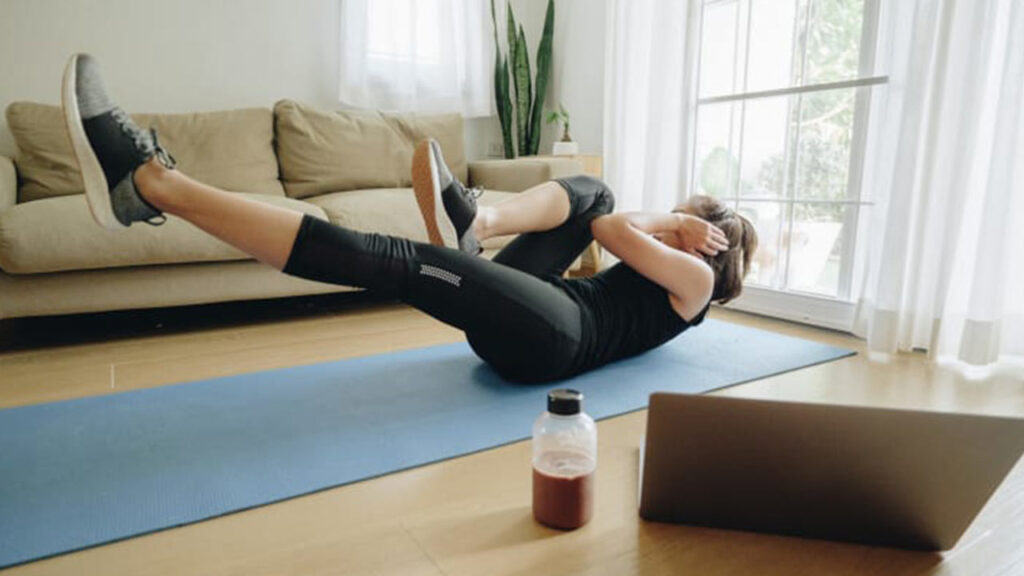 ورزش تناسب اندام در خانه