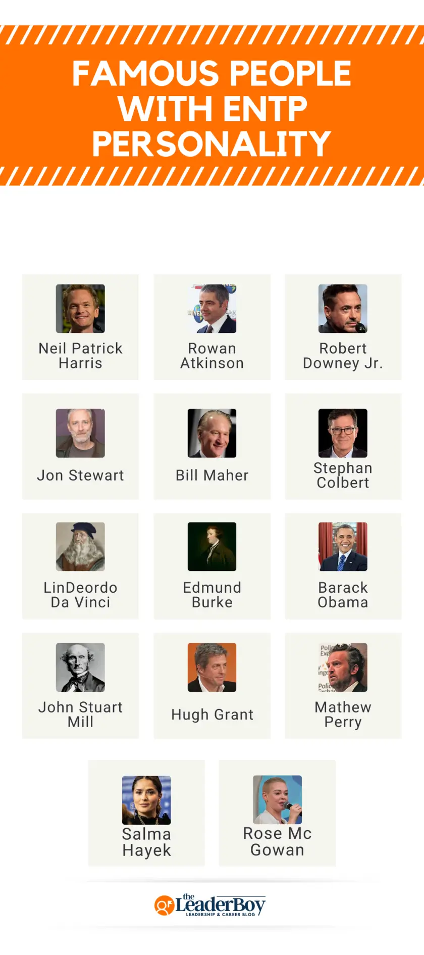 افراد مشهور با تیپ شخصیتی ENTP