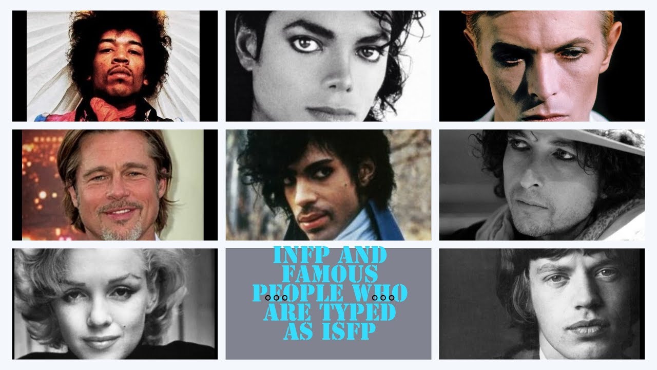 افراد مشهور با تیپ شخصیتی ISFP