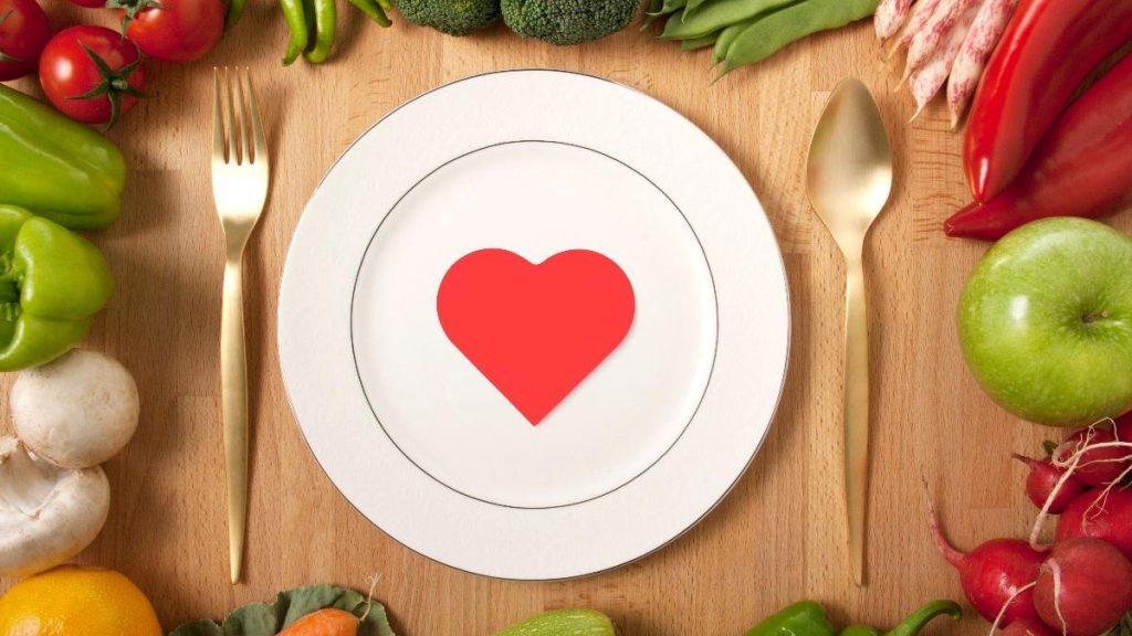 قلب سالم غذا
